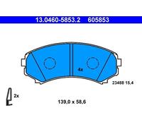 ATE Brake Pad Set 13.0460-5853.2 - Disc Brake for Mitsubishi Grandis