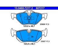 ATE Brake Pad Set 13.0460-7217.2 – for BMW 1, 3, X1 (E81, E87) – 34216767150/34216773161