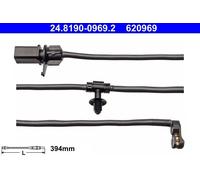ATE Brake Pad Wear Sensor 24.8190-0969.2 - Warning Contact for AUDI
