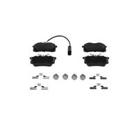 Bosch BP307 - Brake Pads Car Rear Axle - Bosch Quality - Reduced Noise and Dust - ECE-R90 Certified - Copper-Free - 1 Set of 4 Pads - With Accessories