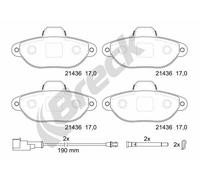 Breck 21436 00 702 10 Brake Pad Set, disc brake