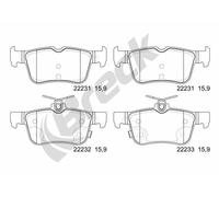 Brake pads 22231 00 702 00 BRECK for FORD MONDEO V Saloon KUGA II KUGA II VAN