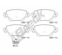 Brake Pads BRECK 23557 00 704 10 for FORD JAGUAR RENAULT