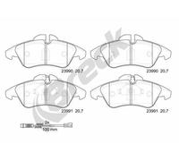 Brake Pads BRECK 23990 00 703 10 for MERCEDES-BENZ VW