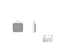 Brembo S.p.A. Street Sintered Metal Brake pads - 07BB33LA