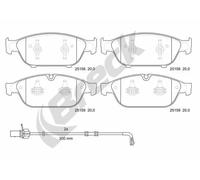 BRAKE PAD SET DISC BRAKE 25158 00 551 00 FOR AUDI CREC/CMDA/CTUB/CGXC 3.0L 6cyl