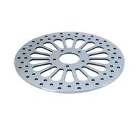 Brake Pads Chrome 11.5" Stainless Iron Motorcycle Front Brake Disc Rotor For Sportster 883 1200 00-05 For Touring 00-07 For Dyna
