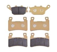 brake pads Compatible With CB 1300 S5/S6/S7/S8/S9 2005 2006 2007 2008 2009 For CBR 600 RR3/RR4 2003 2004 Motorcycle Front Rear Brake Pads(Yellow,1 set)