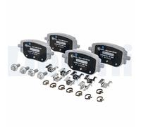 Delphi Brake Pads Rear With Anti-Squeak Plate Fits Citroën Opel Peugeot Toyota