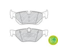 Brake pads FDB1807 FERODO for BMW 3 Touring 3 X1 1 Coupe 3 Coupe 3 Convertible 1
