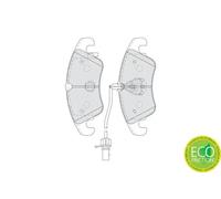 Brake pads FDB4044 FERODO for AUDI A7 Sportback A6 C7 A6 C7 Avant Q5 A5 A4 B8