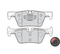 FERODO FDB4670 Brake pad set