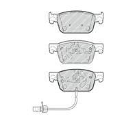 Brake pads FDB4871 FERODO for AUDI A4 B9 A4 B9 Avant A4 Allroad B9 A5