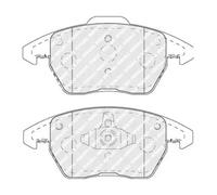 FERODO FDB5110 Brake pad set
