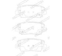 FERODO FDB5152 Brake pad set