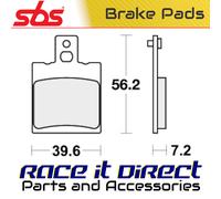 Sbs P824-rq Brake Pads Golden