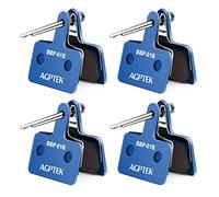 Brake Pads for Bicycle, AGPTEK 4 Pairs Bike Disc Brake Pads, Compatible with Shimano B01S M515 M525 C501 C601 M415 M416 M485 (Blue)