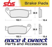 Sbs P654-hs Sintered Brake Pads Golden