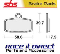 Brake Pads for HUSQVARNA TC 85 17/14 2014-2020 Front RST Road Racing SBS