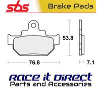Brake Pads for SUZUKI TU 250 X VOLTY 1998-1999 Front Street SBS
