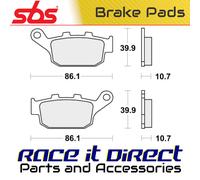 Brake Pads for SUZUKI XF 650 FREEWIND 1997-1999 Rear Racing Carbon Tech SBS