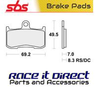 Brake Pads for VICTORY BOARDWALK 1700 ABS 2014-2015 Front Dual Carbon RR SBS
