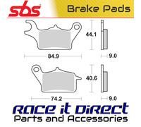 Brake Pads for YAMAHA TRICITY 300 A ABS 2020-2024 Right/Front Scooter SBS