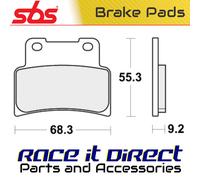 Sbs P844-rst Brake Pads Golden