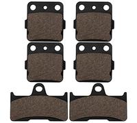 Brake Pads Front and Rear Compatible with Yamaha YFM 660 Grizzly 660 4x4 2002 2003 2004 2005 2006 2007 2008 YFM660F YFM660FA YFM660FAH YFM660FAHD YFM660FAHW YFM660FG YFM660FGH YFM660FH