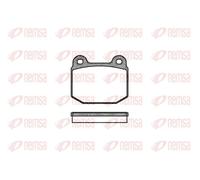 Brake pads Front Axle 0014.20 REMSA for OPEL LOTUS