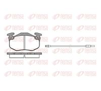 Brake pads Front Axle 0144.32 REMSA for RENAULT SUPER 5 EXTRA Van TWINGO I