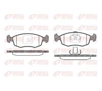 REMSA 0172.10 Brake pad set