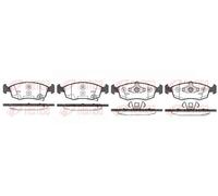 BRAKE PAD SET DISC BRAKE 0172.50 FOR FIAT LANCIA CHRYSLER 1.0L 2cyl PANDA 1.2L