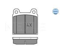 MEYLE 025 200 1118 Brake pad set