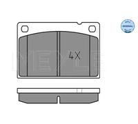 MEYLE 025 201 5316 Brake pad set