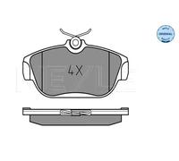 Brake pads Front Axle 025 201 6418 MEYLE for VOLVO 740 740 Kombi 940 940 Kombi
