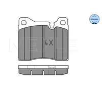 MEYLE Brake Pad Set Front With Anti-Squeak Plate Fits BMW 5 Series 6 Series