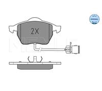 MEYLE 025 206 7619/W Brake pad set