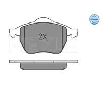 MEYLE 025 206 7619/W Brake pad set