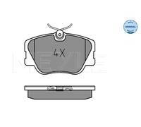 MEYLE 025 209 4119 Brake pad set
