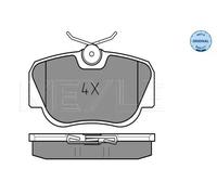 MEYLE 025 210 5517 Brake pad set