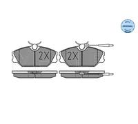 Brake pads Front Axle 025 213 8818/W MEYLE for RENAULT SAFRANE LAGUNA I