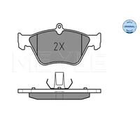 MEYLE 025 214 1117 Brake pad set