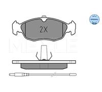 Original MEYLE Brake Pad Set Disc Brake 025 214 3017/W for Peugeot