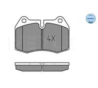 MEYLE 025 214 7118 Brake pad set