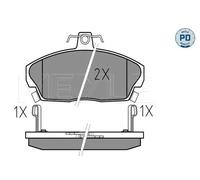 MEYLE 025 215 1518/PD Brake pad set