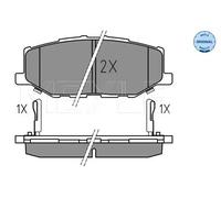 Brake pads Front Axle 025 215 6816 MEYLE for SUZUKI