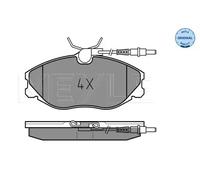 MEYLE 025 216 7419/W Brake pad set