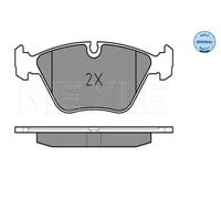 Brake pads Front Axle 025 216 7720 MEYLE for BMW 5