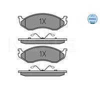 Brake pads Front Axle 025 218 2217 MEYLE for JEEP KIA